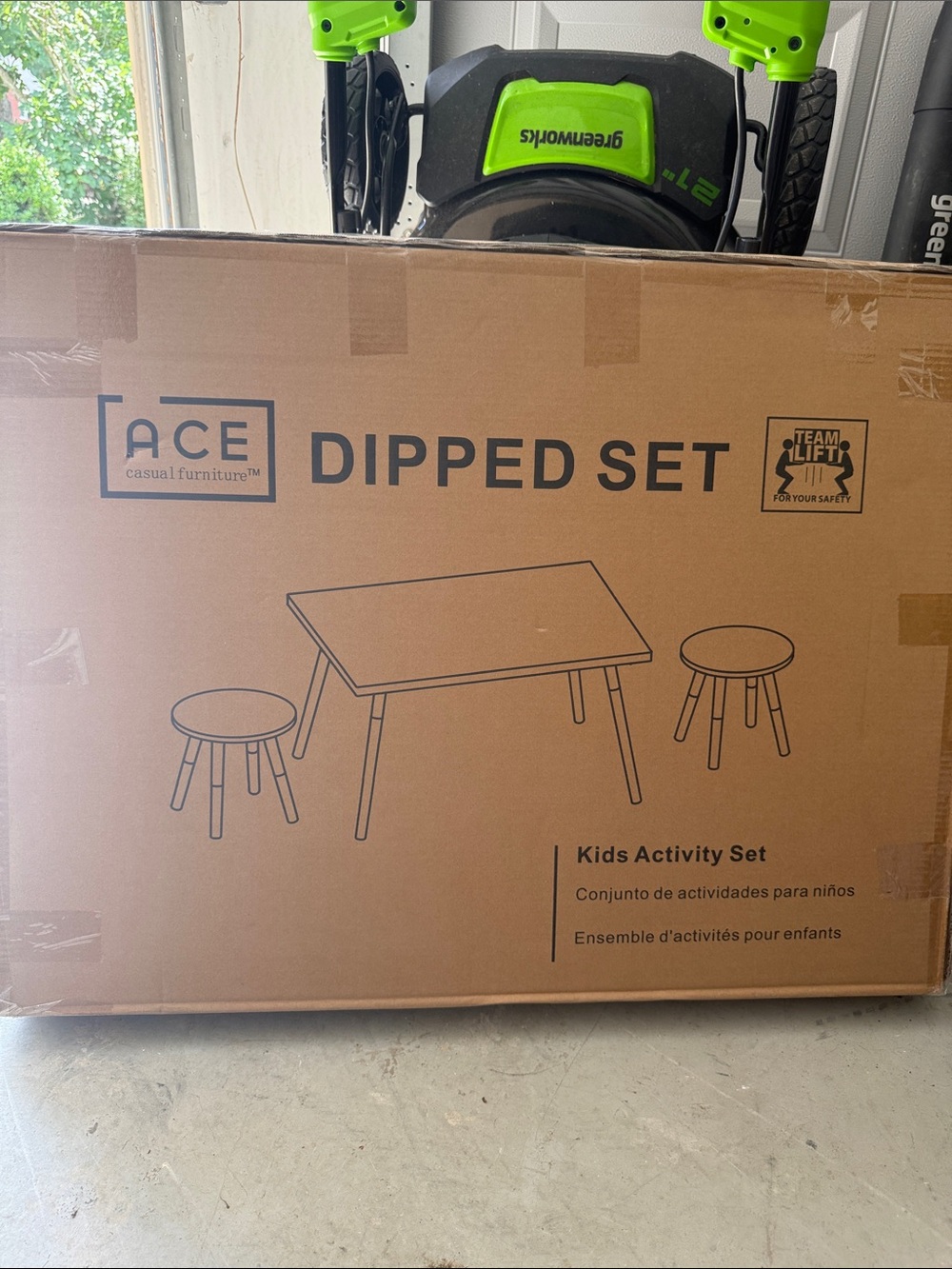 Kids Activity Dipped Set - Brown Kraft Box
